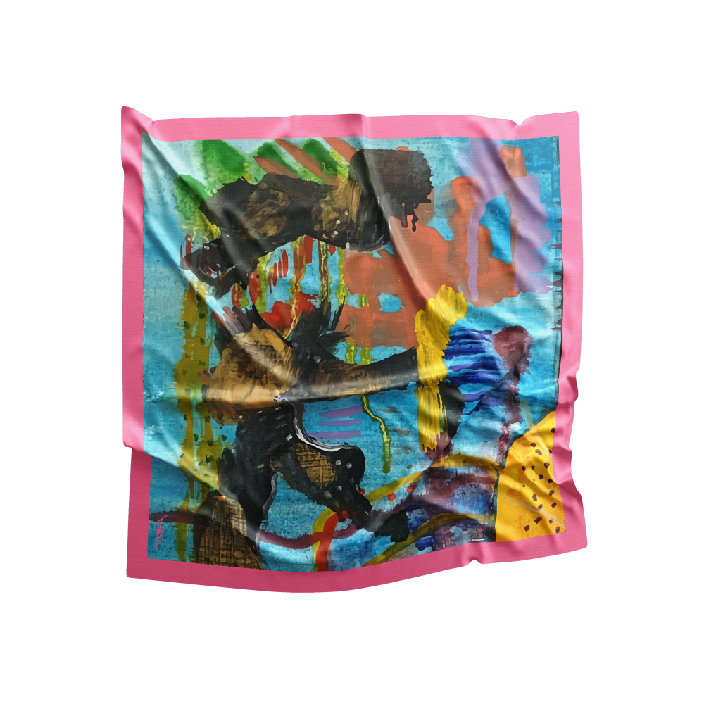Silk Scarf "To see Water"